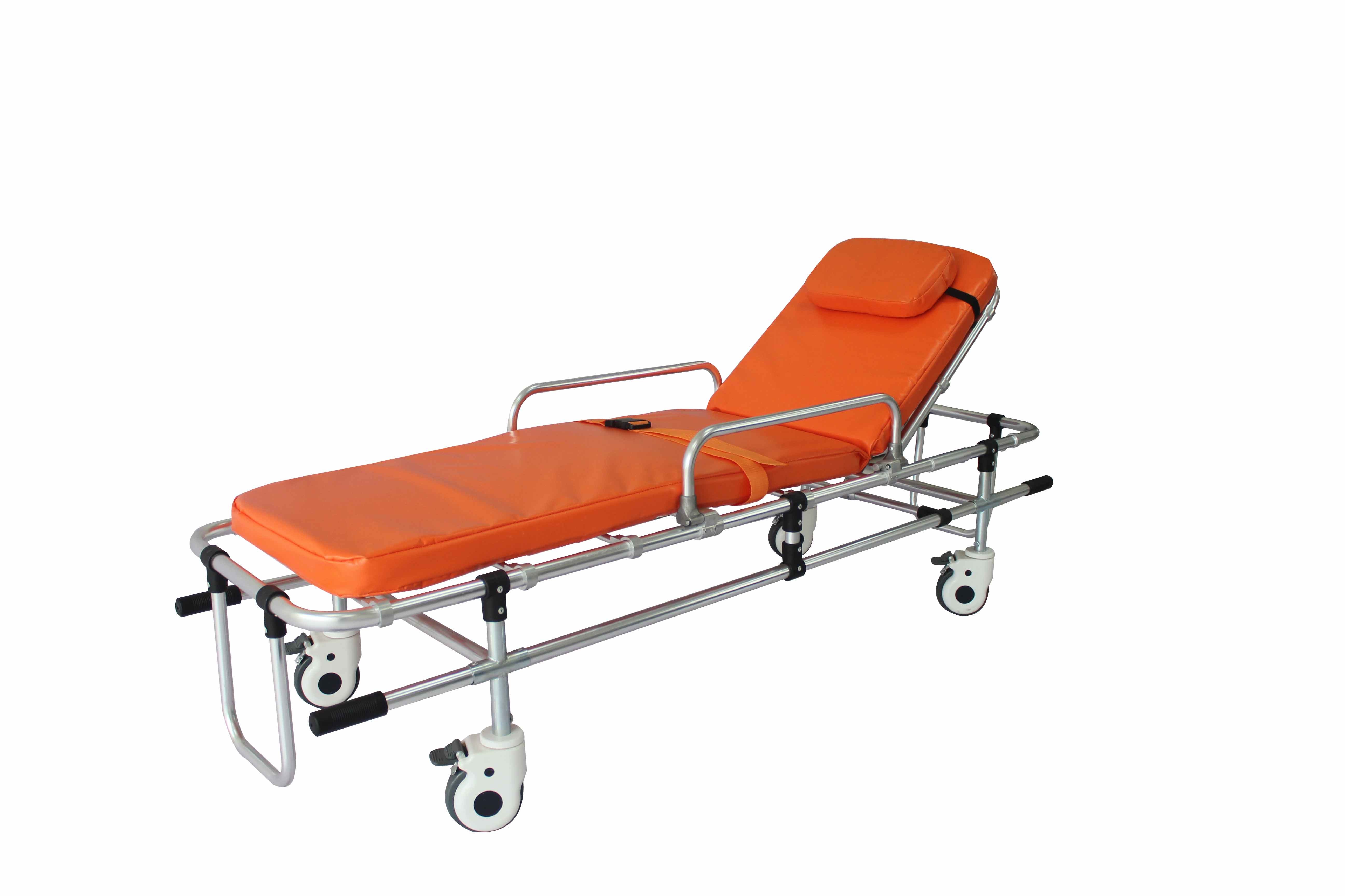 550mm 30 Degree Medical Wheeled Ambulance Stretcher Low Position Stretcher Ambulance