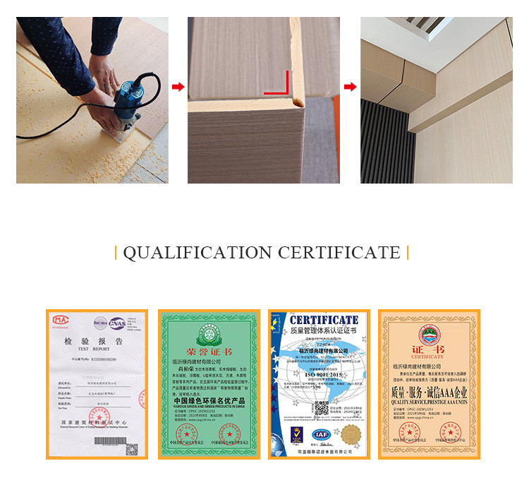 Factory Customized Environmentally Friendly Wood Grain Wood Veneer Wall Panels