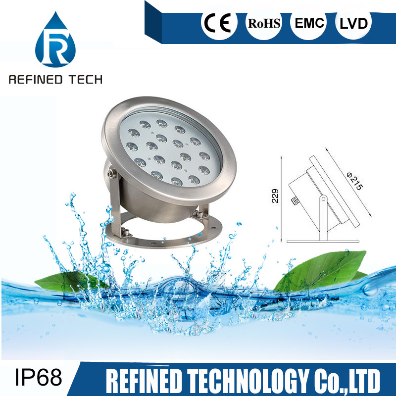 UV Resistant LED Underwater Spotlight , Anticorrosive 12 Volt Underwater LED Lights