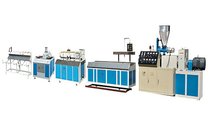 Fire Resistance PVC Profile Extrusion Line 55KW WPC Wall Panel Production Line