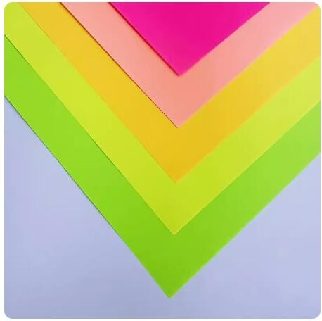 Fluorescent Red Paper Adhesive Fluorescent Red Paper WGA133 Inkjet Printing Fluorescent Paper