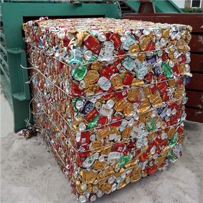 Plastic Cans Hydraulic Baler Machine Horizontal 22kw Customized
