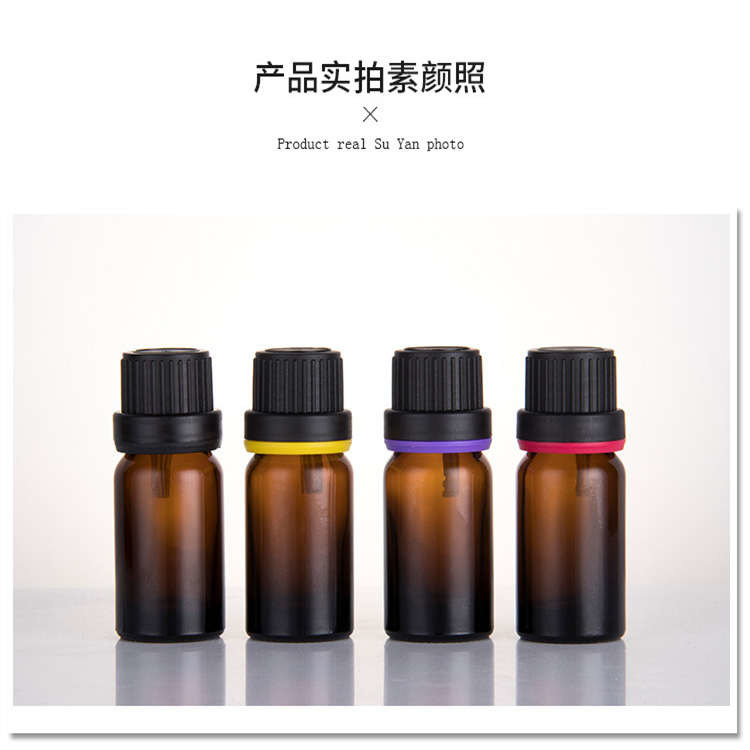 Dustproof Amber Essential Oil Glass Bottles ISO9001 Portable Eco Friendly