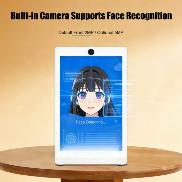 10.1″ / 15.6″ L-Shape Touch Screen Digital Signage with Full HD Resolution and Face Recognition Camera