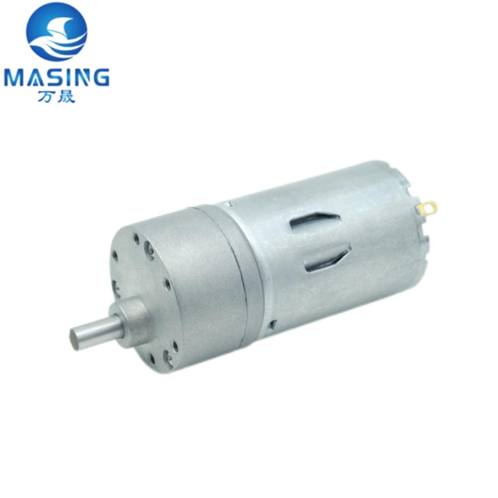 12V/24V DC Gear Motor with Reduction Gearbox 37mm Gearbox Diameter Rated Voltage 6V-24V 10RPM/30RPM