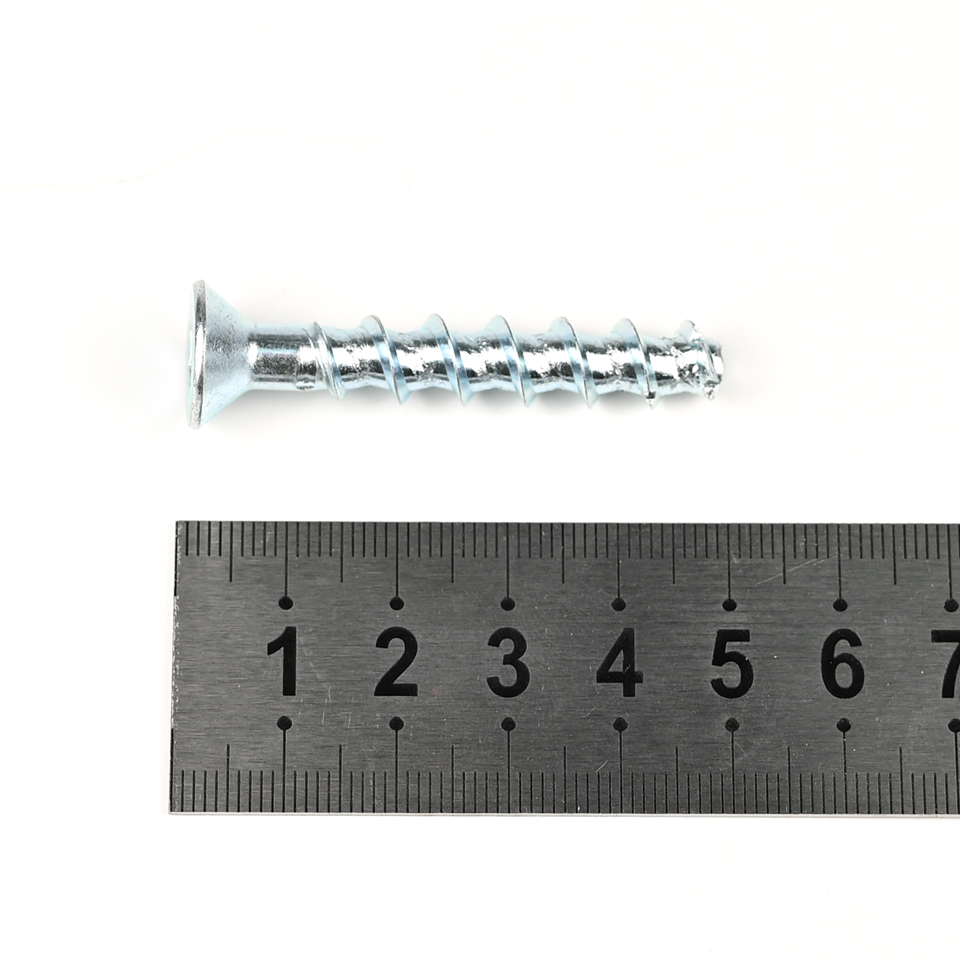 Concrete Block M6x50 Allen Csk Hex Bolt White Zinc Flat Head Self Tapping Anchor Bolts