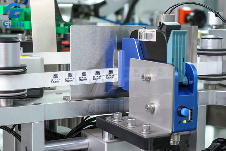 4.1KW Vertical Vials Sleeve Labeling Machine Automatic Sticker Labeling Machine 600kgs
