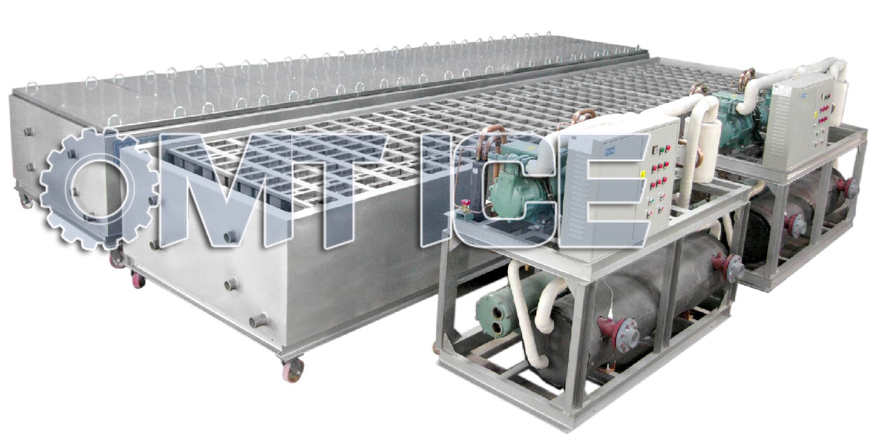 OMT Ice Block Mould Stainless Steel Ice Cans for 5kg 10kg 15kg 20kg 25kg 50kg 100kg Ice Blocks Heavy Duty and Long-lasting