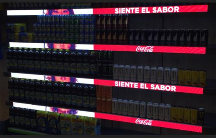 Supermarket SMD1515 P1.875 COB LED Shelf Display 1200nits