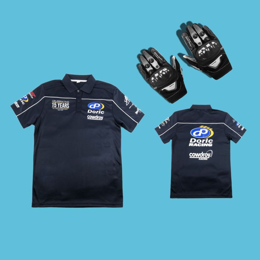 Motorcycle Auto Racing Enthusiasts 2021 Custom Logo Sports Teamwear Racing Polo Shirt