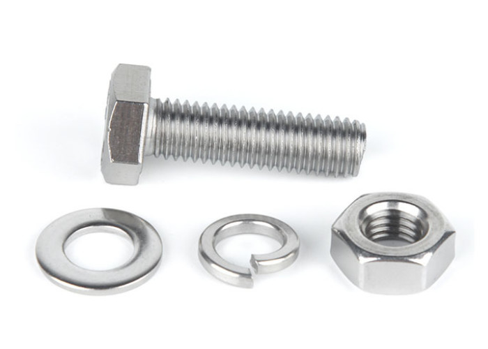 M20 M22 Stainless Steel Hex Metal Bolt metal Nut Washer Full Thread DIN931 DIN933 SS304 SS316