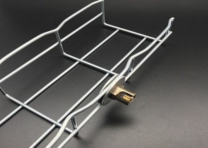 Hot Dip Galvanized Wire Mesh Cable Tray 400x54x100mm