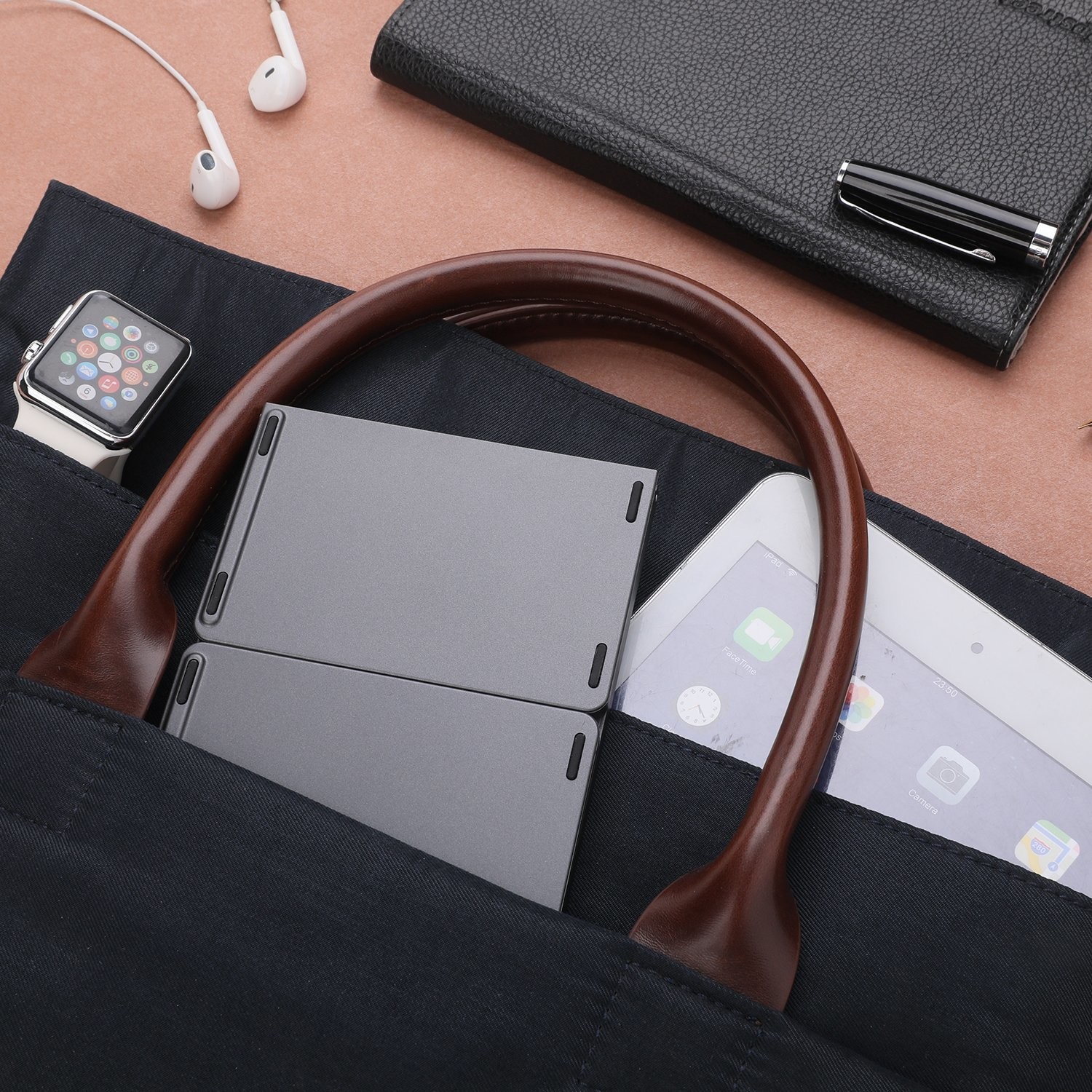 3 Level Foldable Bluetooth Touchpad Keyboard for ipad ios 13.0 Android Windows Folding keyboard