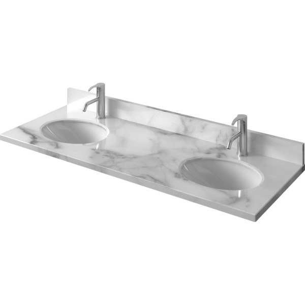 Modern Sanitary Furniture Bathroom Cabinet Sets With Double Basin
