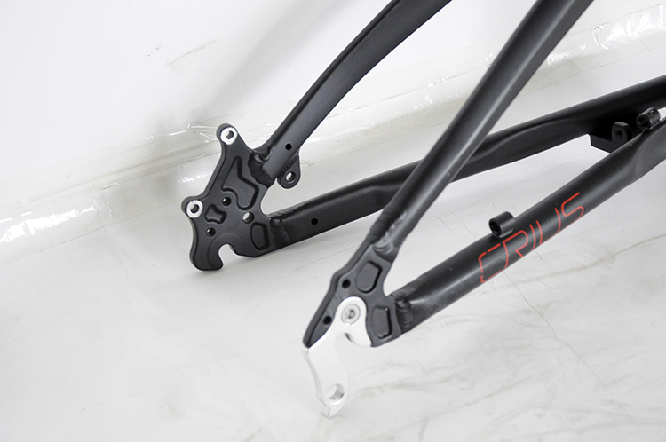 Bicycle Frame OEM Customized Folding Ebike Frame 2900g Gloss Surface Processing Mode