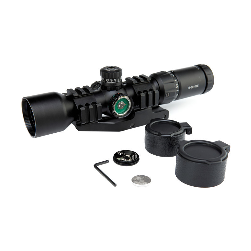 1.5-5X40BE Shockproof Tri-illumination Tactical Hunting Scope Mil-Dot Reticle