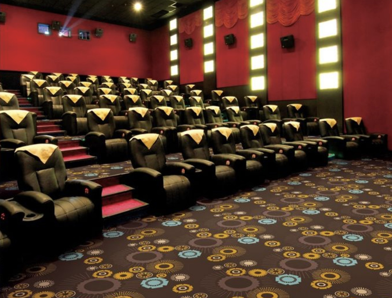 Commercial PVC Flooring New Zealand Wool With Nylon Material Eco - Friendly