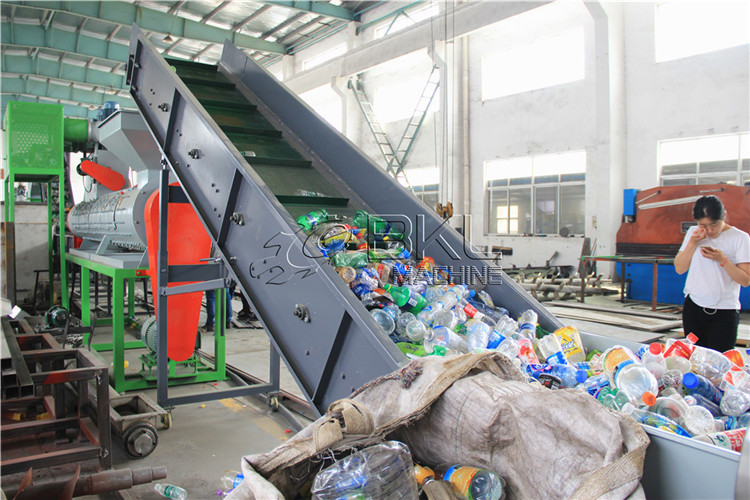 ABS Plastic Recycling Lines Film Washing 300kg/H