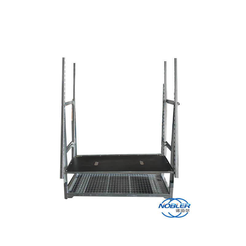 Flower Logistics Turnover Good Helper Standard Danish Container Plywood Material Flower Trolley