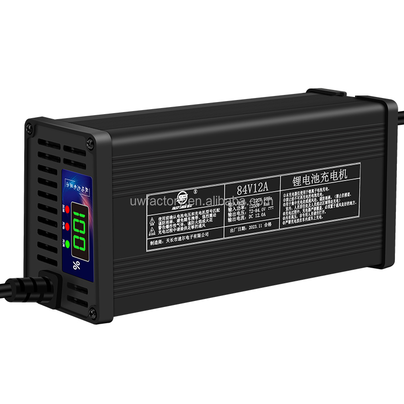 Customized 48V 8A Tricycle Scooter LiFePO4 Li-ion Battery Charger with Aluminum Case Electric AC100-240V 50/60Hz Input Voltage