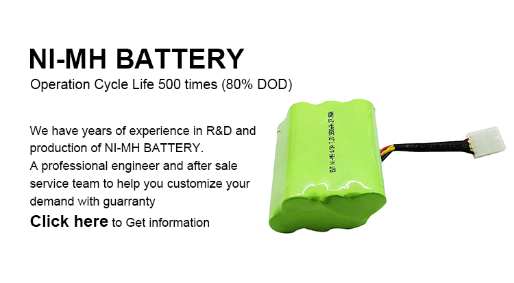 Rechargeable 7.2v 3800mah NiMh Battery Pack for Home Appliances