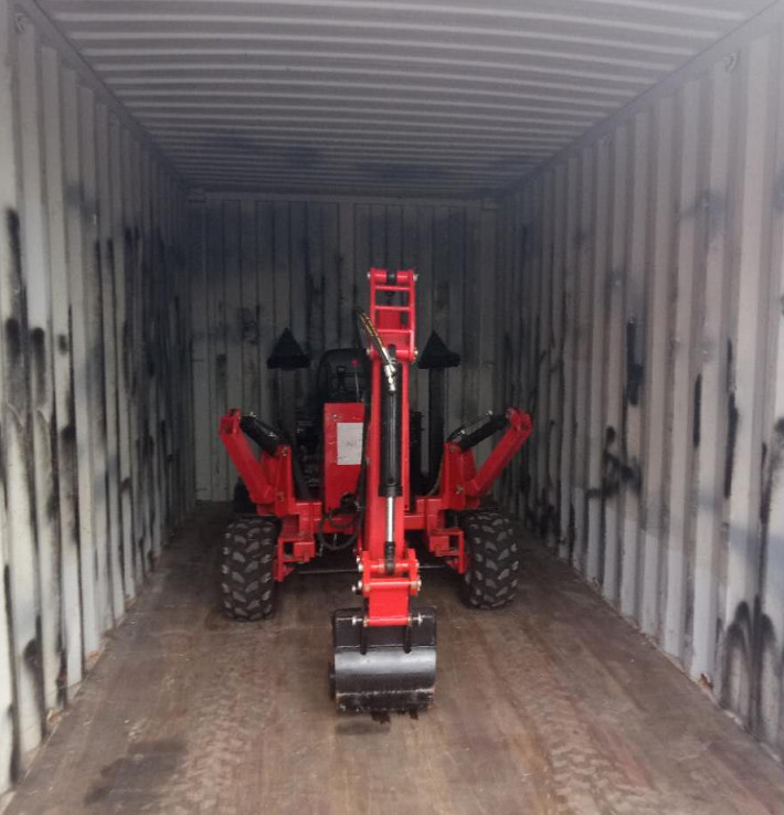 12hp 0.6ton Earth Excavation Machine With 4 Wheel Drive