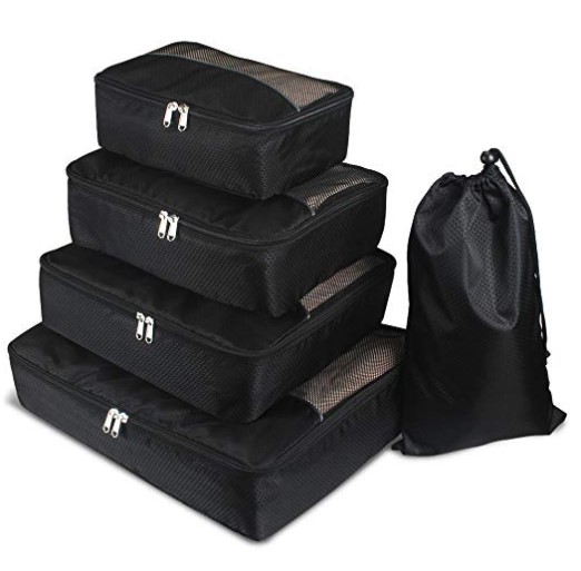 Luggage Travel Packing Cubes , Mesh Luggage Organisers Waterproof For Suit