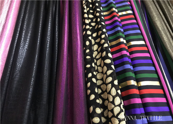 Lycra Material Performance Knit Fabric , Digital Printing Sport Knit Fabric