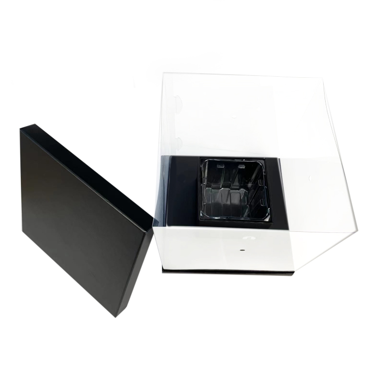 High End Transparent Flower Box Matt Lamination Recyclable And Portable