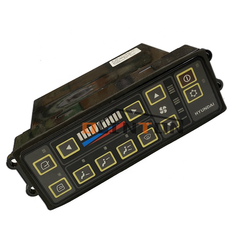 Support OEM R210-7 Excavator AC Control Panel 11N6-90031 Throttle Knob Switch Box 21N8-20506
