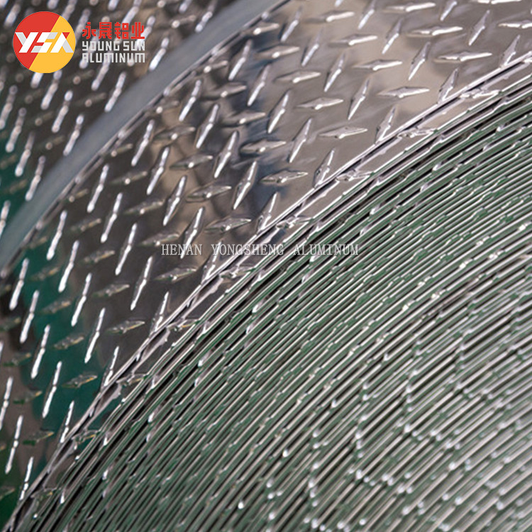 O-H112 Aluminum Checker Plate 3003 Aluminum Tread Plate Sheet Factory Price