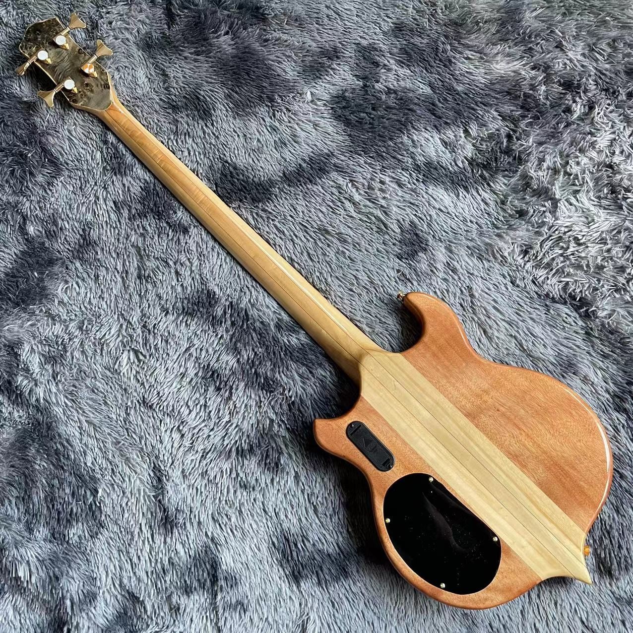Custom Alem Grand Type 4, 5, 6 Strings Neck Through Body Electric Bass Ash Body