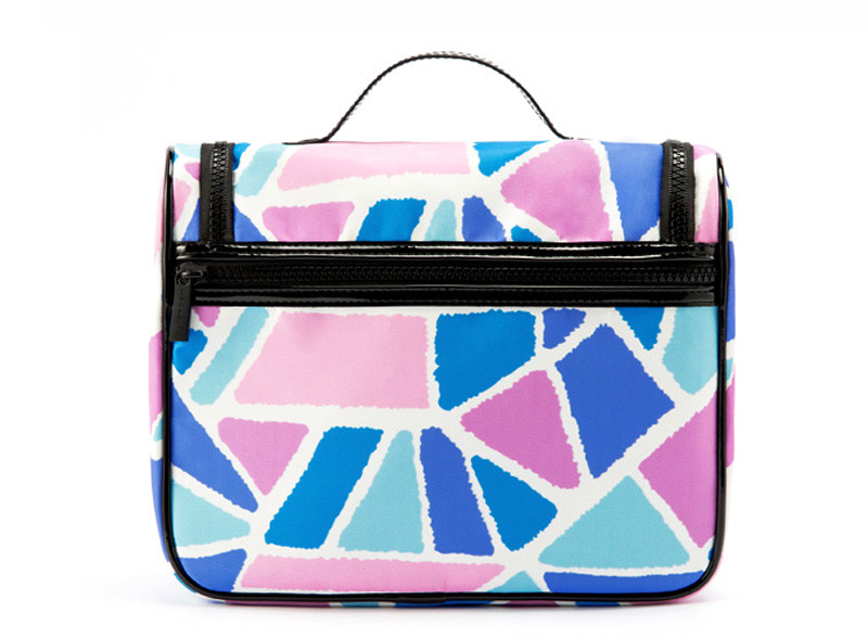 Wholesale Custom Travel Polyester Waterproof Wash Hanging Makeup Bag