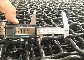 316 Stainless Steel Crimped Wire Mesh High Temperature Resistance