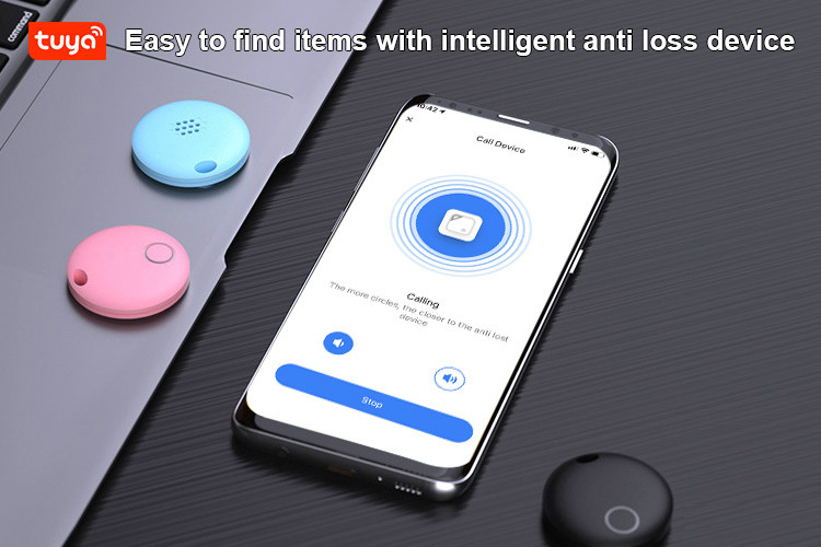 Anti Lost Portable 75dB Personal Alarm Keychain Wifi Wallet Tracker