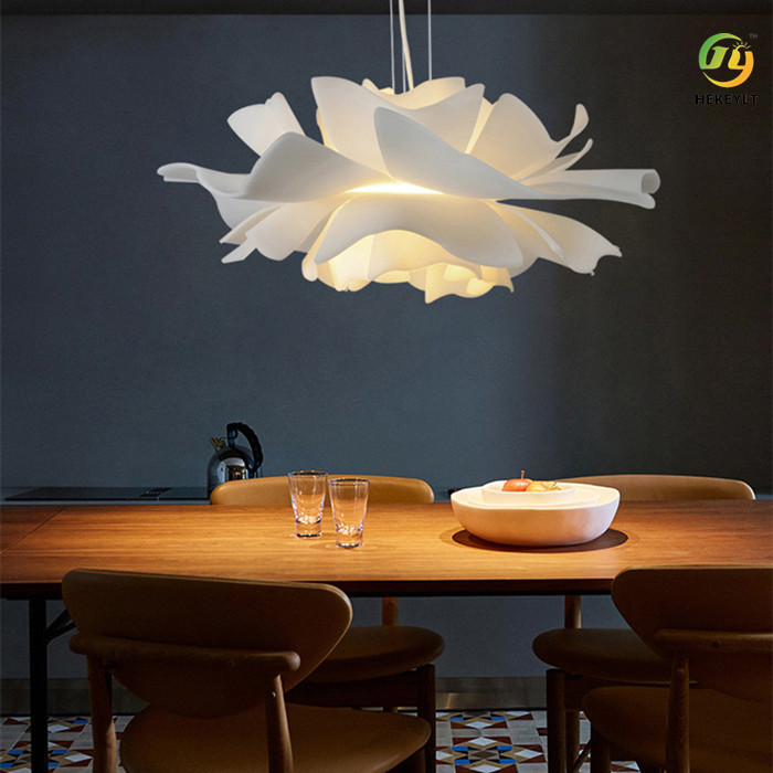 Italian Dining Room Lamp Modern Living Room E27 Flower Chandelier