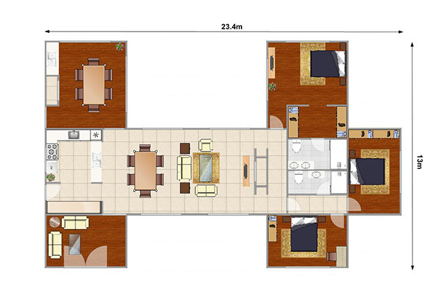 Prefabricated House Kit Set Cold-Formed Steel Prefab House Fast Assembled Home