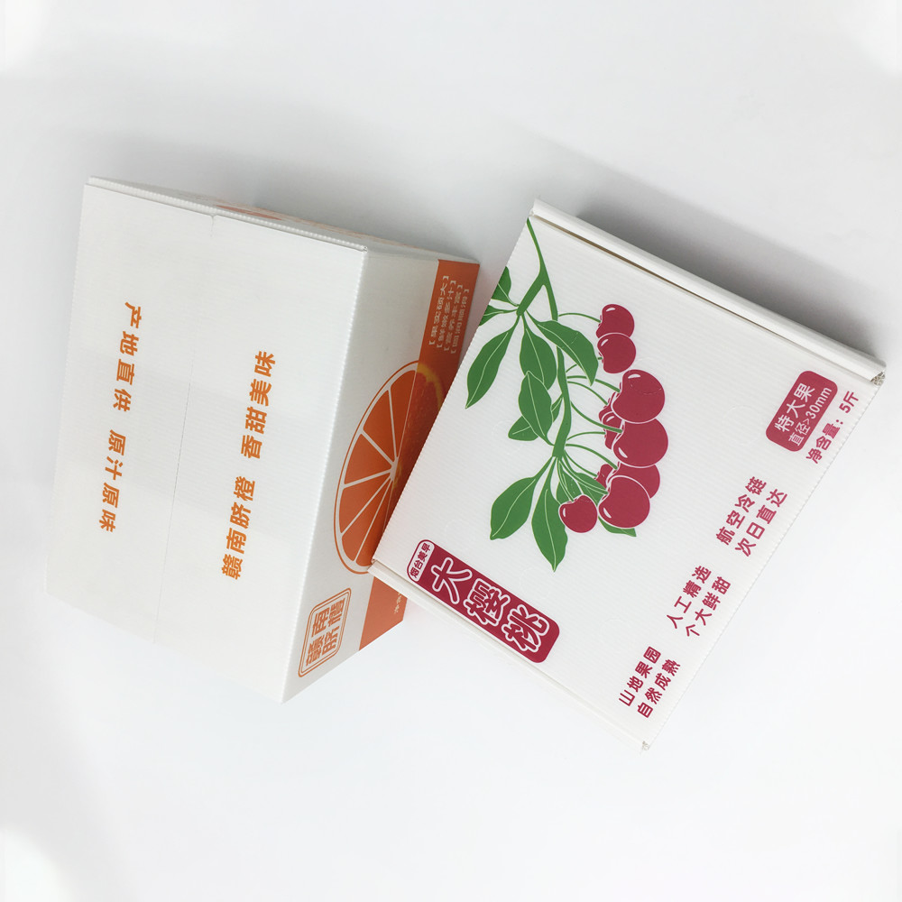 3mm Corrugated Plastic Carton Box for cherries