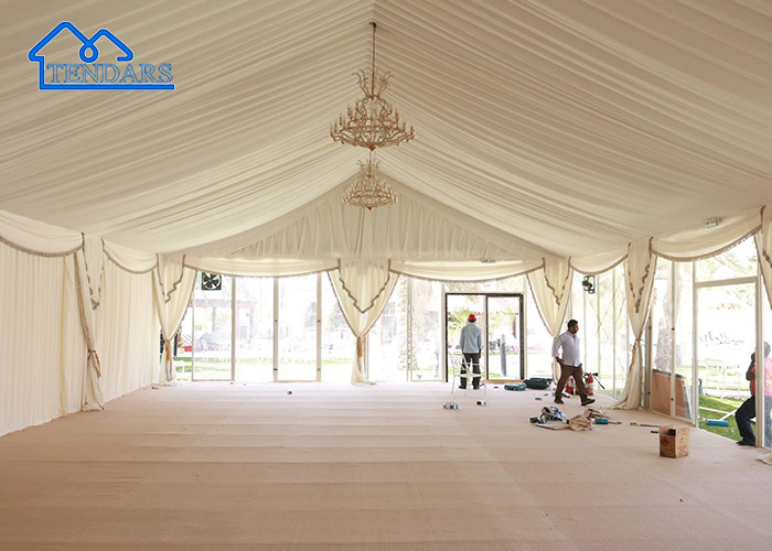 Wedding Marquee Tents Roof Top Drapes Decorate Gala Party Tent With Accessories,Backdrop,Balloon