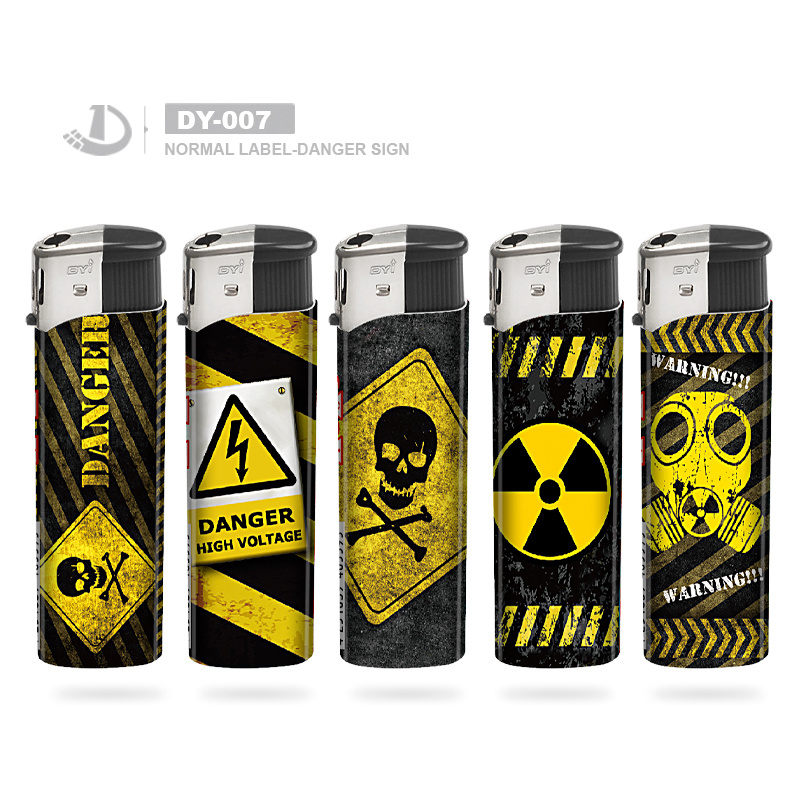 2022 Refillable Electric Lighter Transparent Color Competive Price Plastic Lighter
