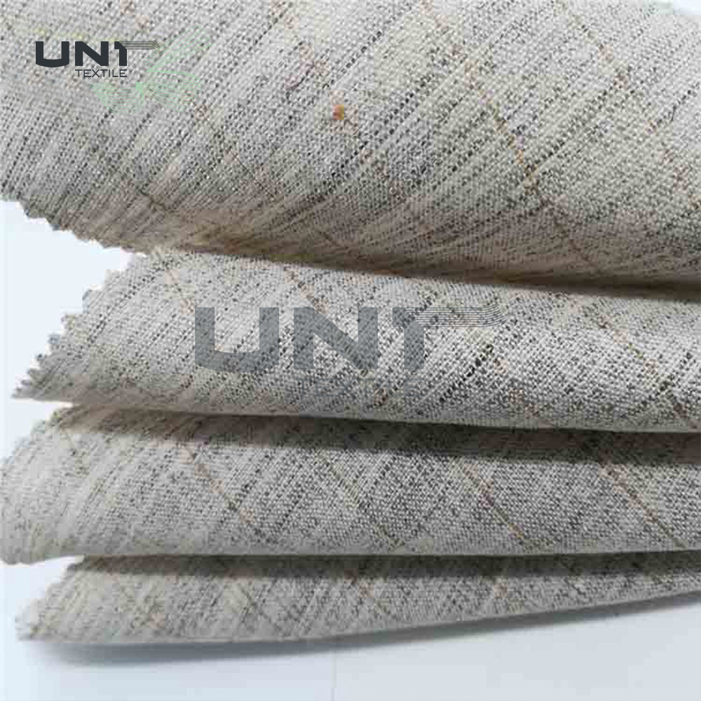 natural / black / white heavy weight interfacing cloth for men‘s suit with good resistance