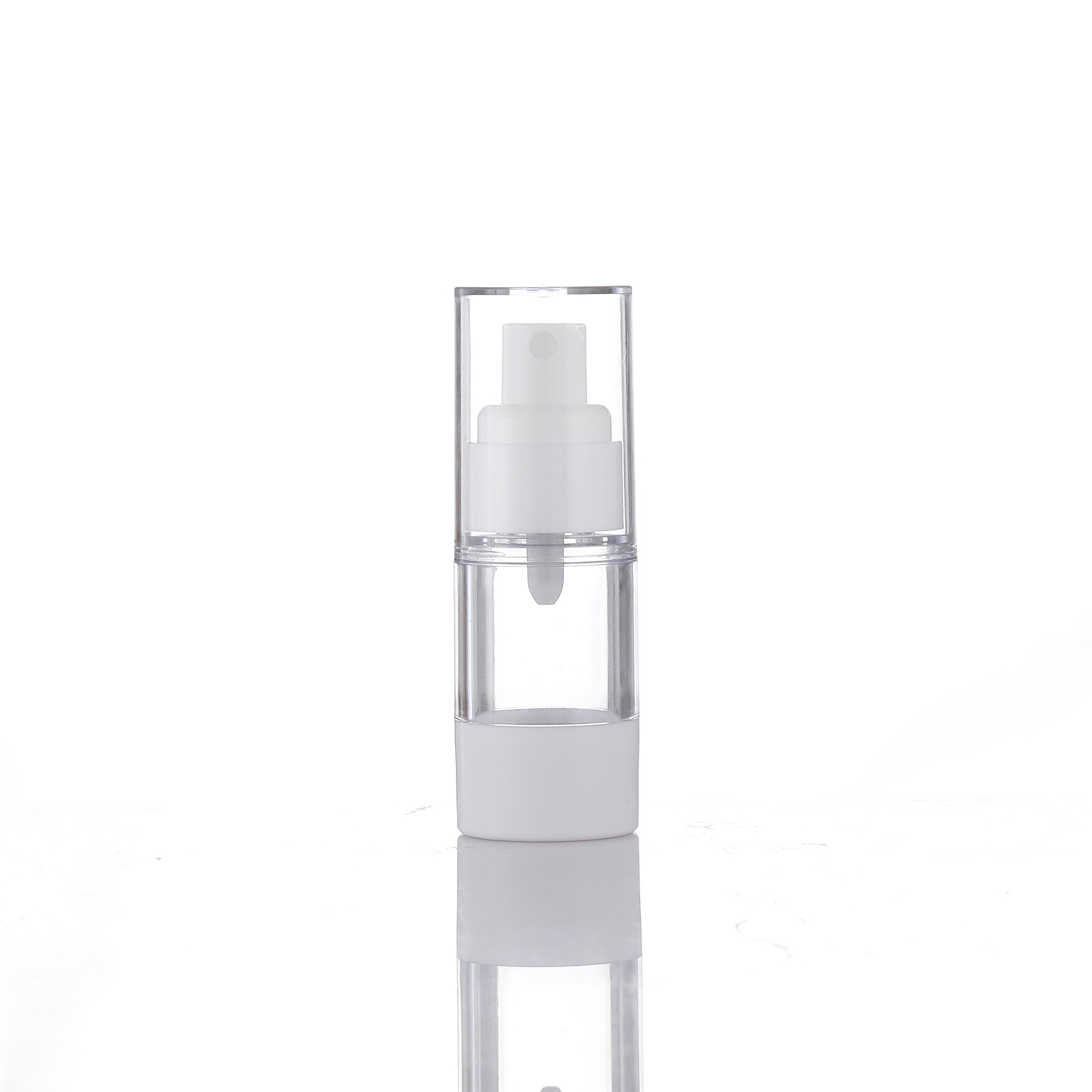 OEM/ODM Acceptable Airless Press Pump Bottle Empty Airless Spray Bottle 15ml 30ml 50ml 80ml 100ml for Skincare and Perfume