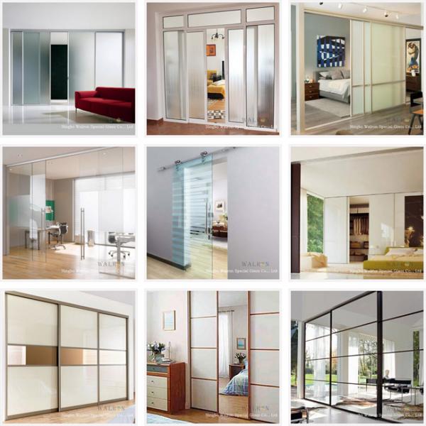 2050X900X8mm Glass Sliding Door System with Different Sizes