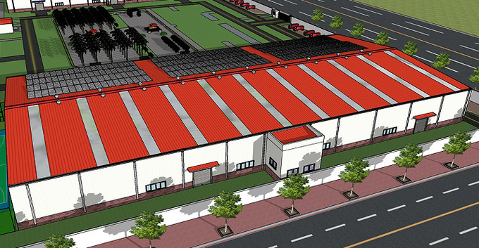 Light Gauge Steel Structure Warehouse Workshop Building Storage Customized