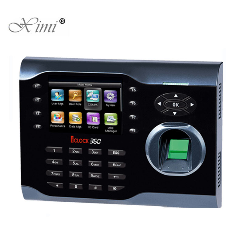 8000 Fingerprint ICLOCK360 Fingerprint Time And Attendance Terminal Biometric Time Attendance System