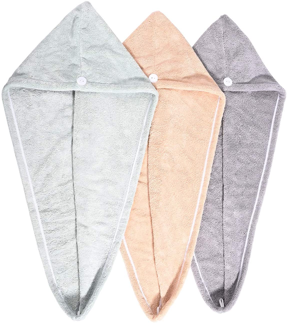 T/T Payment Term BSCI Microfiber Hair Towel Wrap Women Magic Rapid Hair Drying Towel