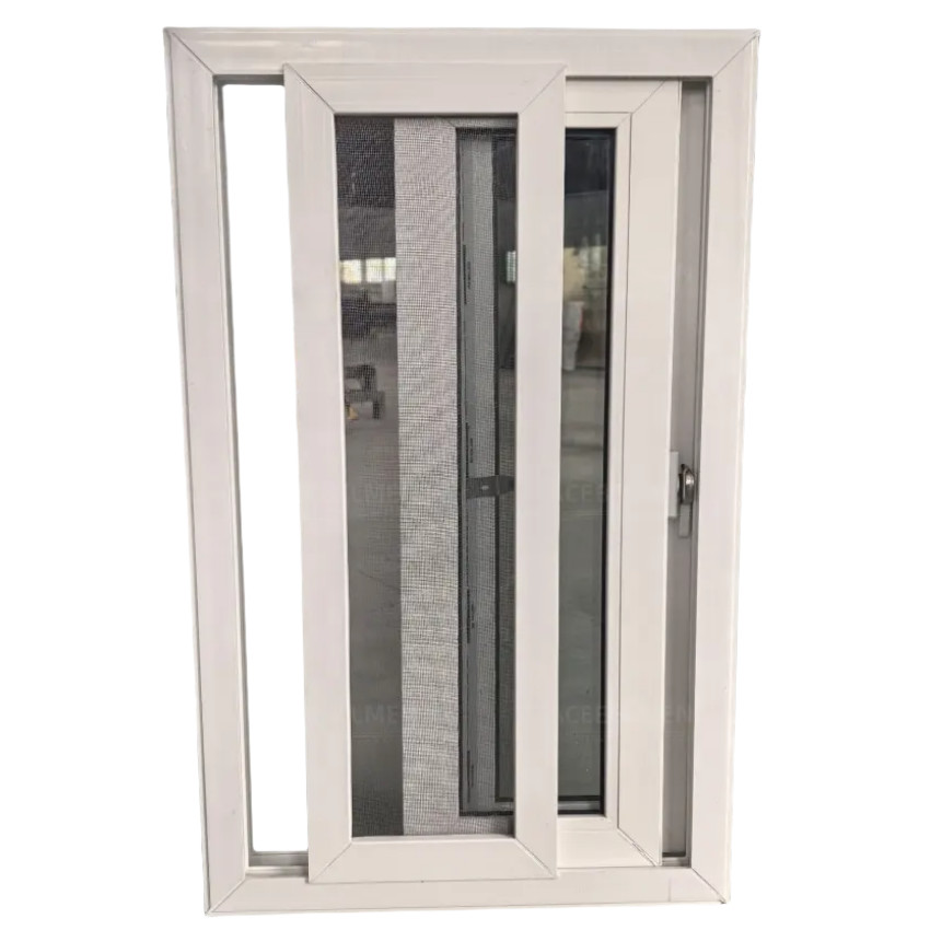 North American Modern Design PVC Sliding Window UPVC Plastic Sliding Glass Windows