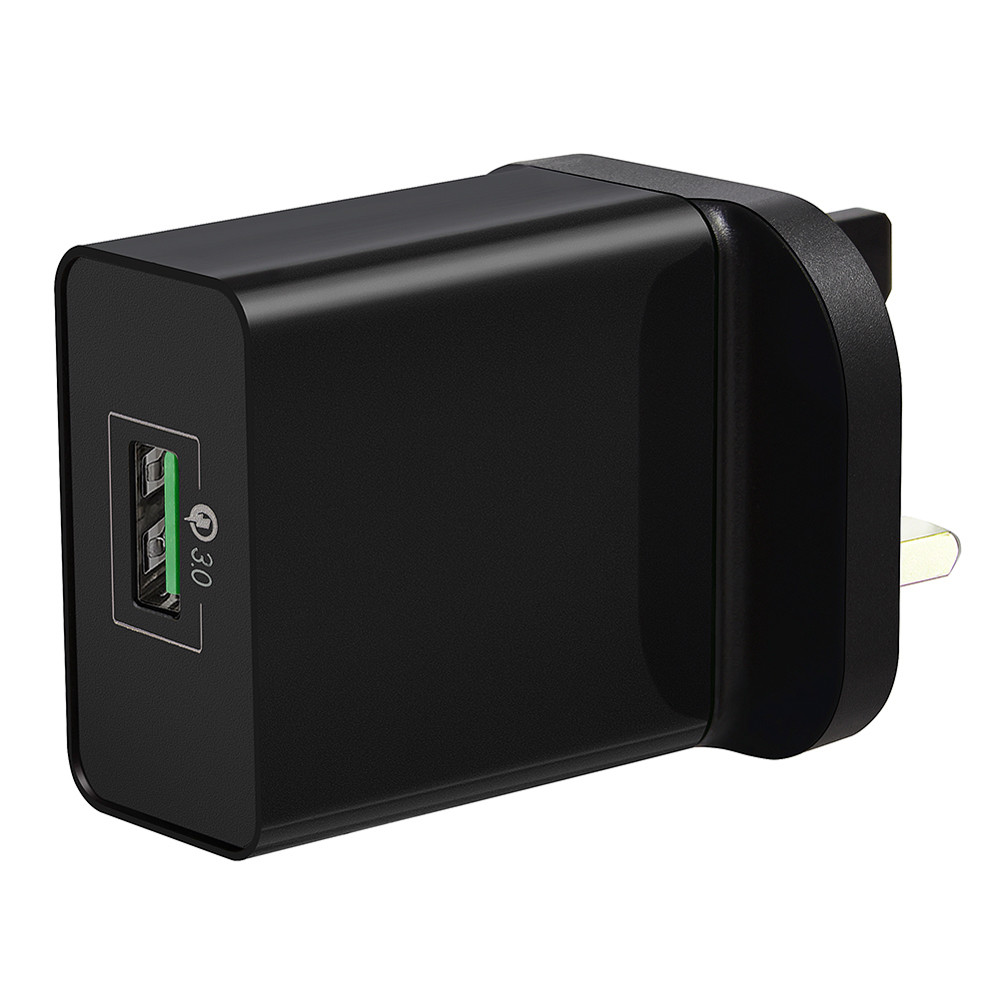 Portable Fast Charging Block , 15.5W 100-240V Qc 3.0 Wall Charger