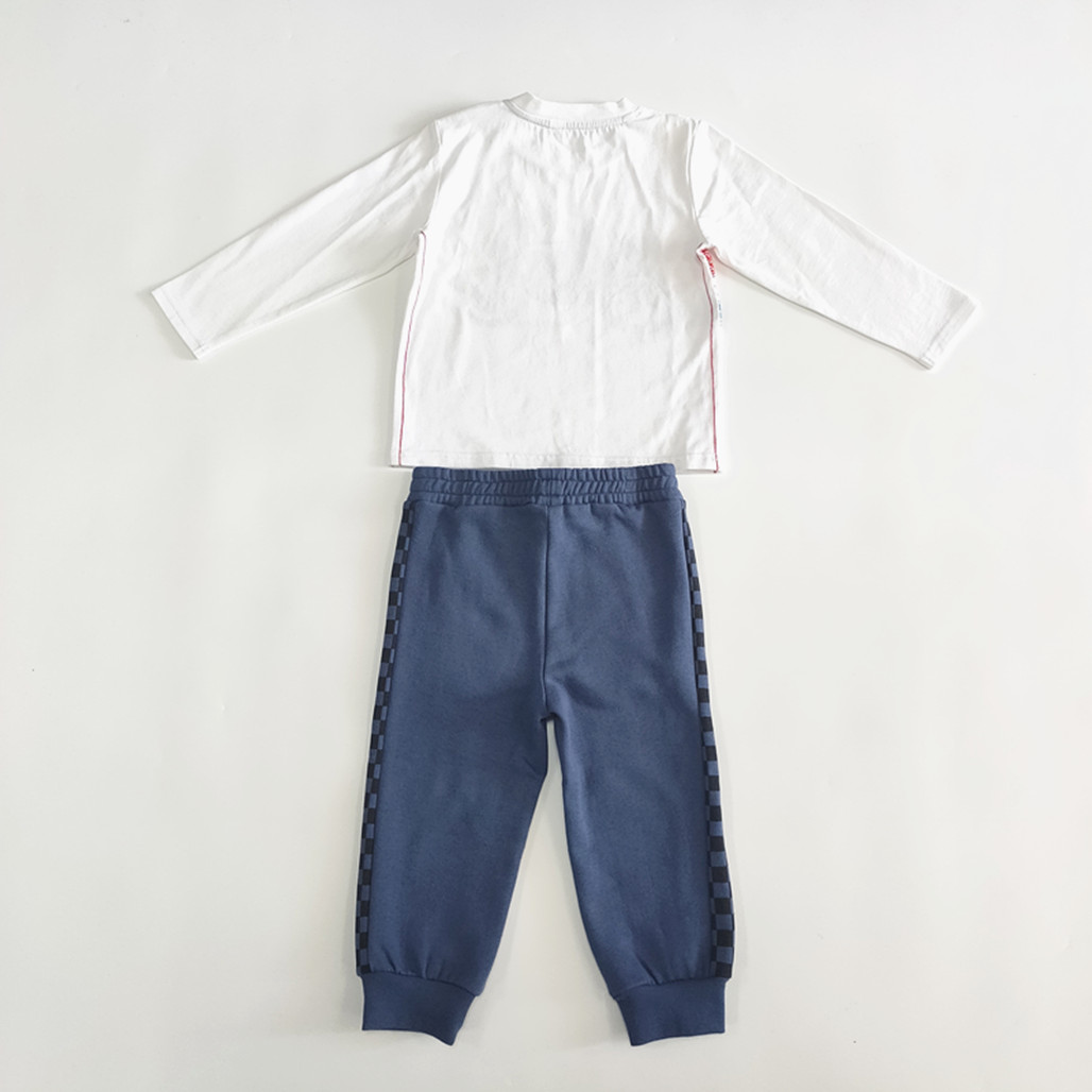2pcs Cartoon Print Baby Boys' Clothing Set Comfortable Kids Clothes for All Seasons