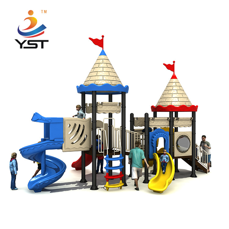 Galvanized Steel Trampoline Park Kids Playground Slide EN1176
